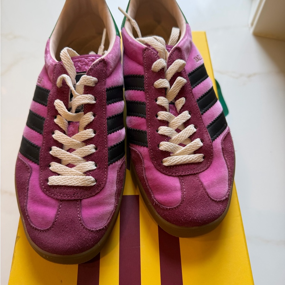Gucci Pink and Green Sneakers - Picture 2 of 7